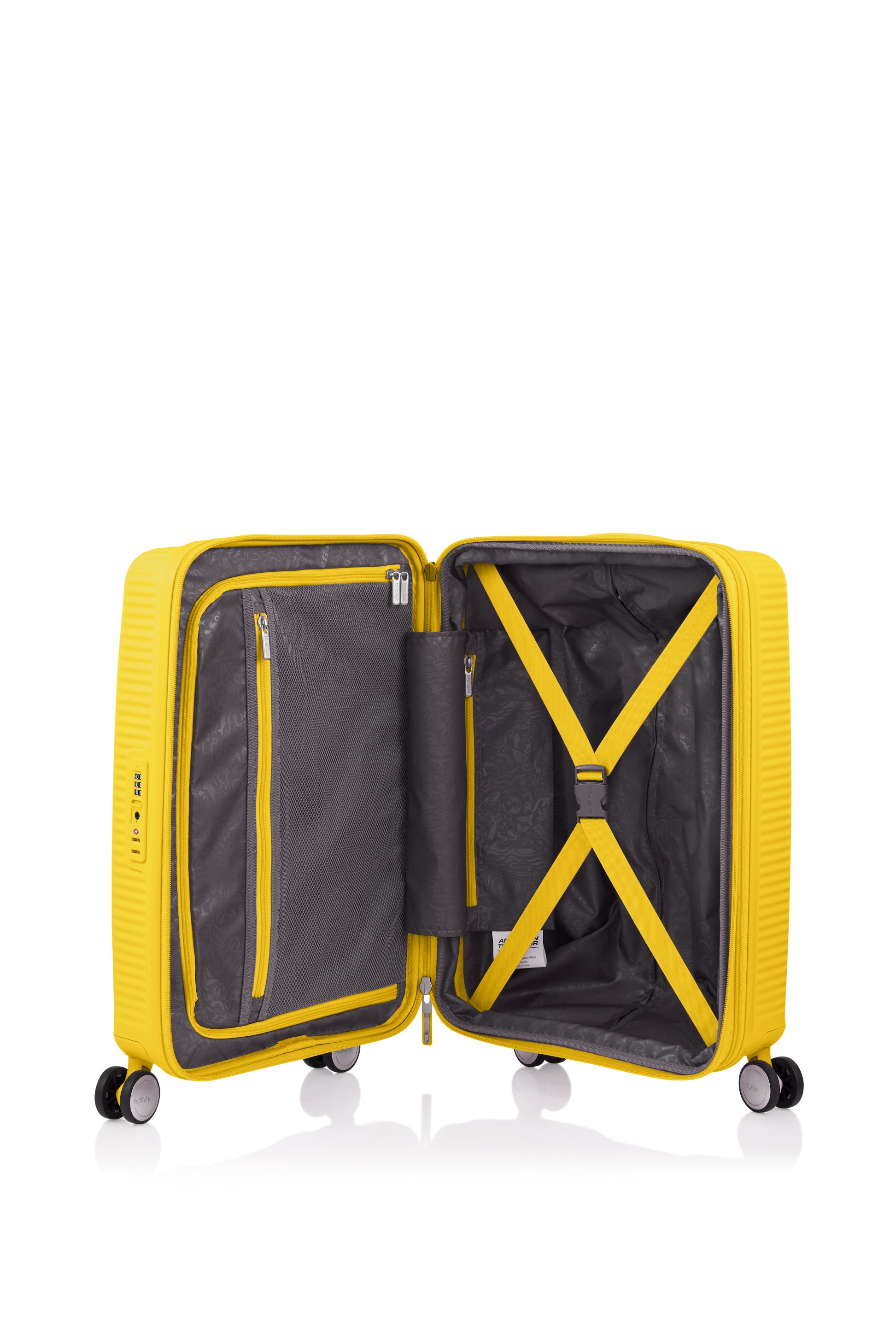American Tourister - Curio 2.0 55cm Small Suitcase - Golden Yellow-3