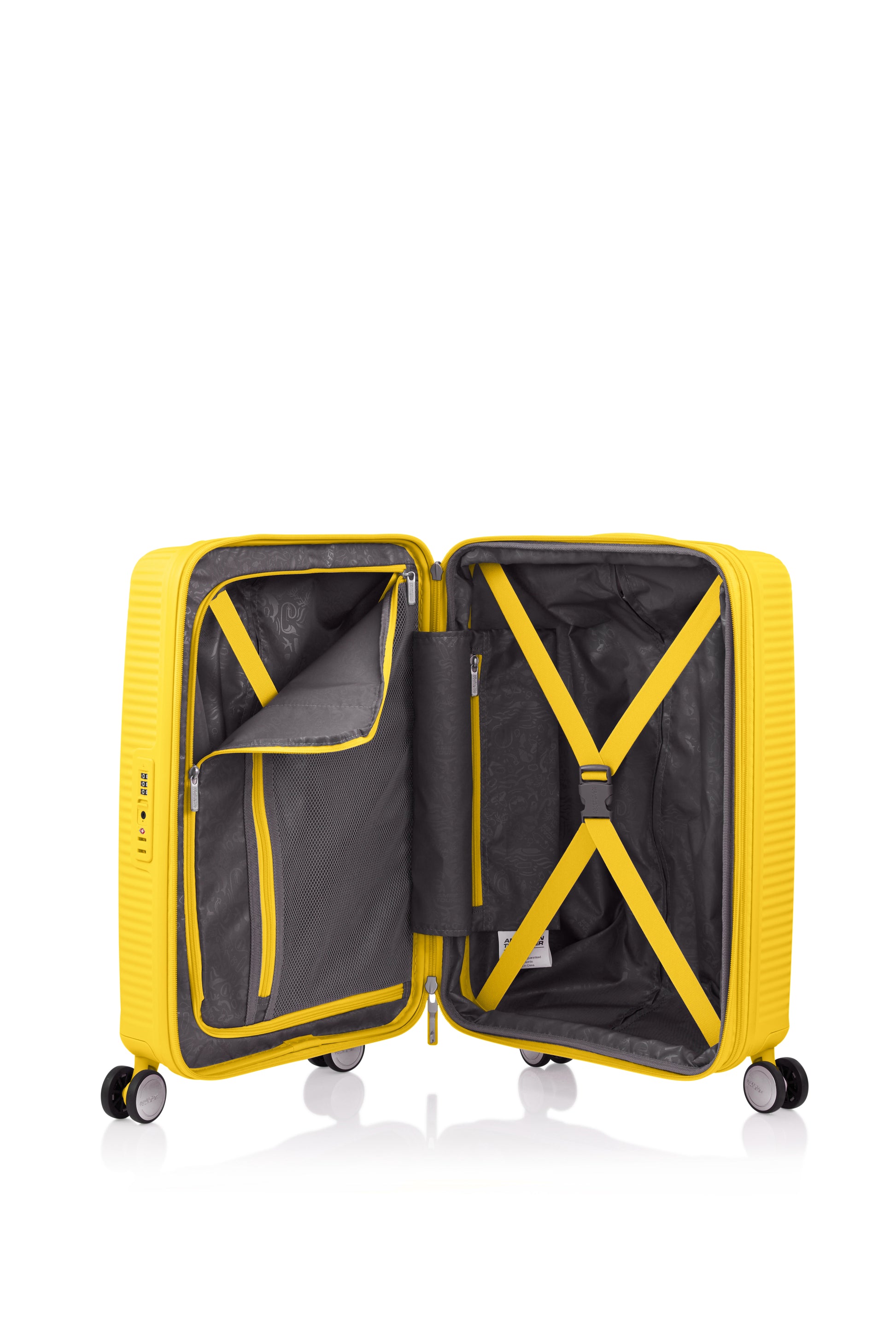American Tourister - Curio 2.0 55cm Small Suitcase - Golden Yellow-4