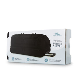 High Sierra - Boxed 81cm 106L Wheeled Duffle - Black - 0