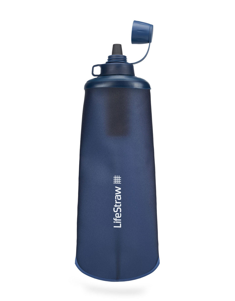 LifeStraw - 1Lt Collapsible Squeeze Bottle - Mountain Blue-3