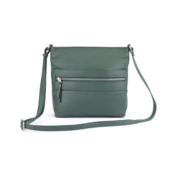 Franco Bonini - 21-0022 Leather long strap Square handbag - Trade Wind-1
