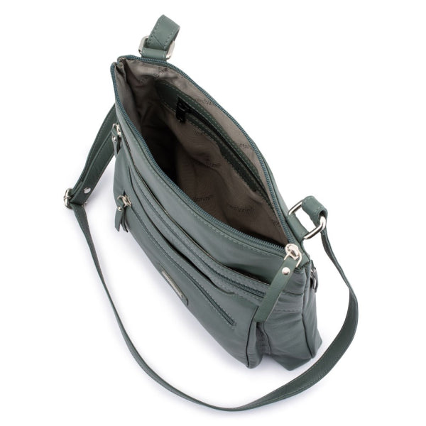 Franco Bonini - 21-0023 Leather front pocket Handbag - Trade Wind-3