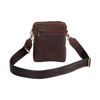 Franco Bonini - 21-0032 Leather sidebag - Brown