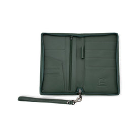 Franco Bonini - 24-07 Scudo Family Passport Doc wallet - Bottle Green - 0