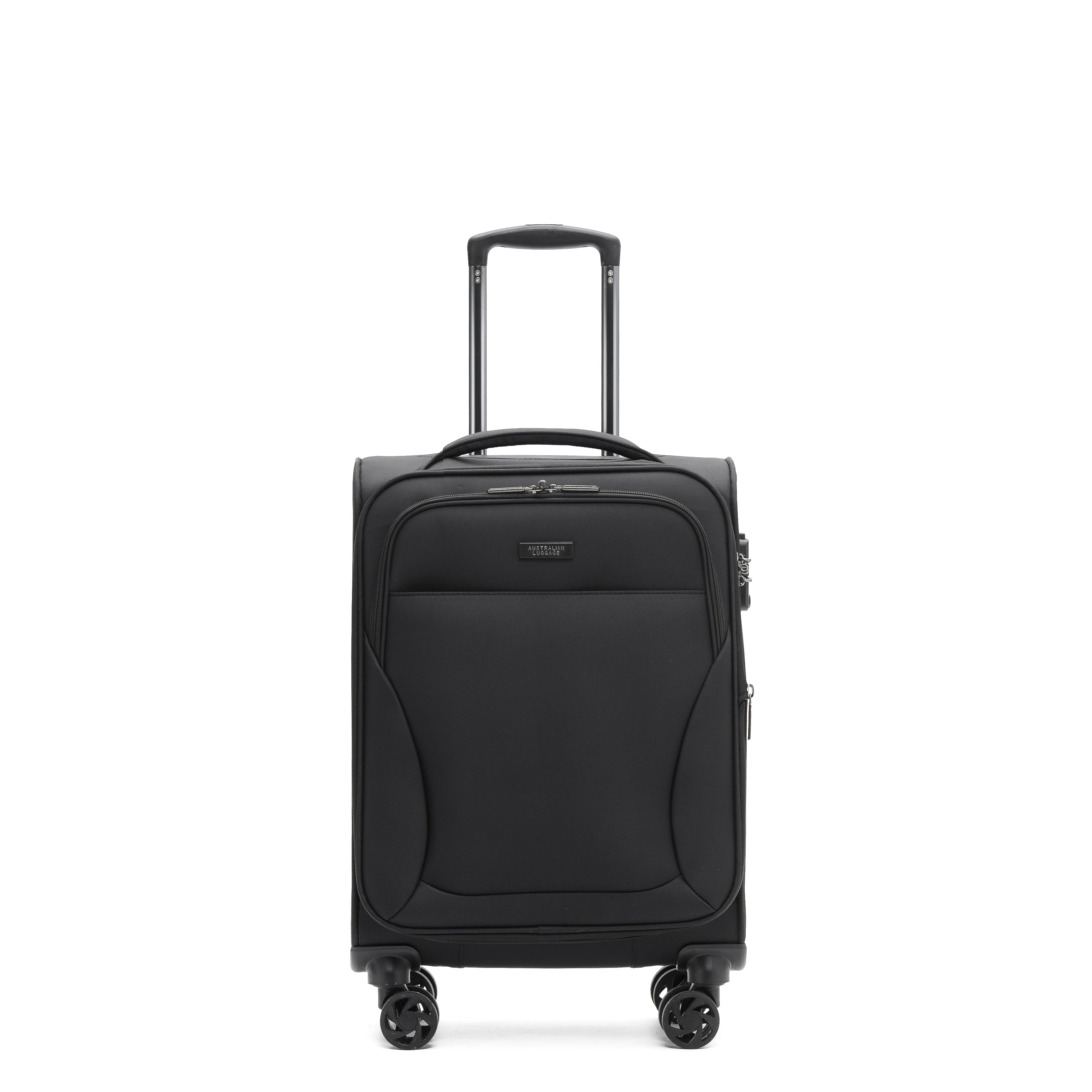 AUS LUGGAGE - WINGS Trolley Case 20in Small - BLACK-1