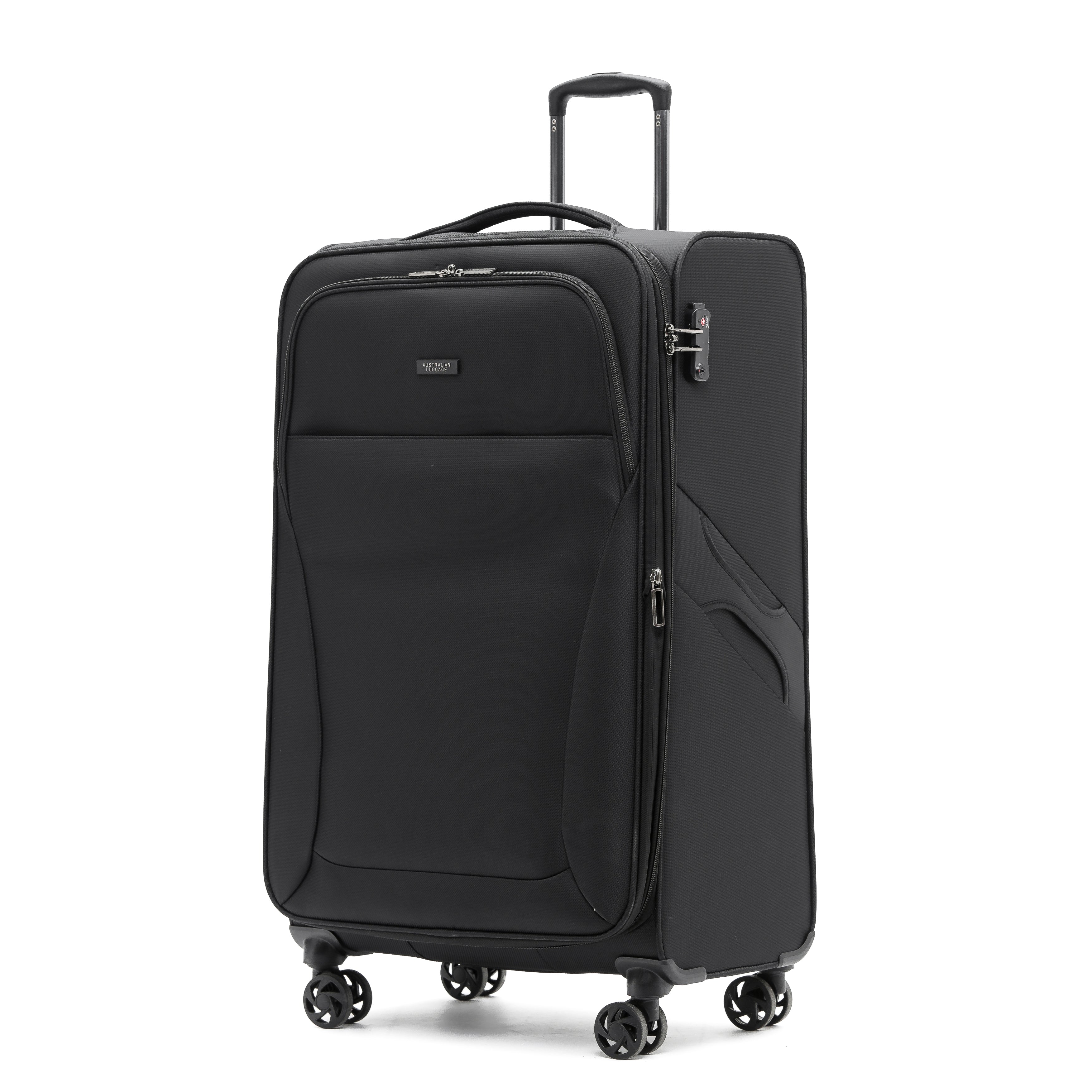Aus Luggage - WINGS Set of 3 Suitcases - Black-3
