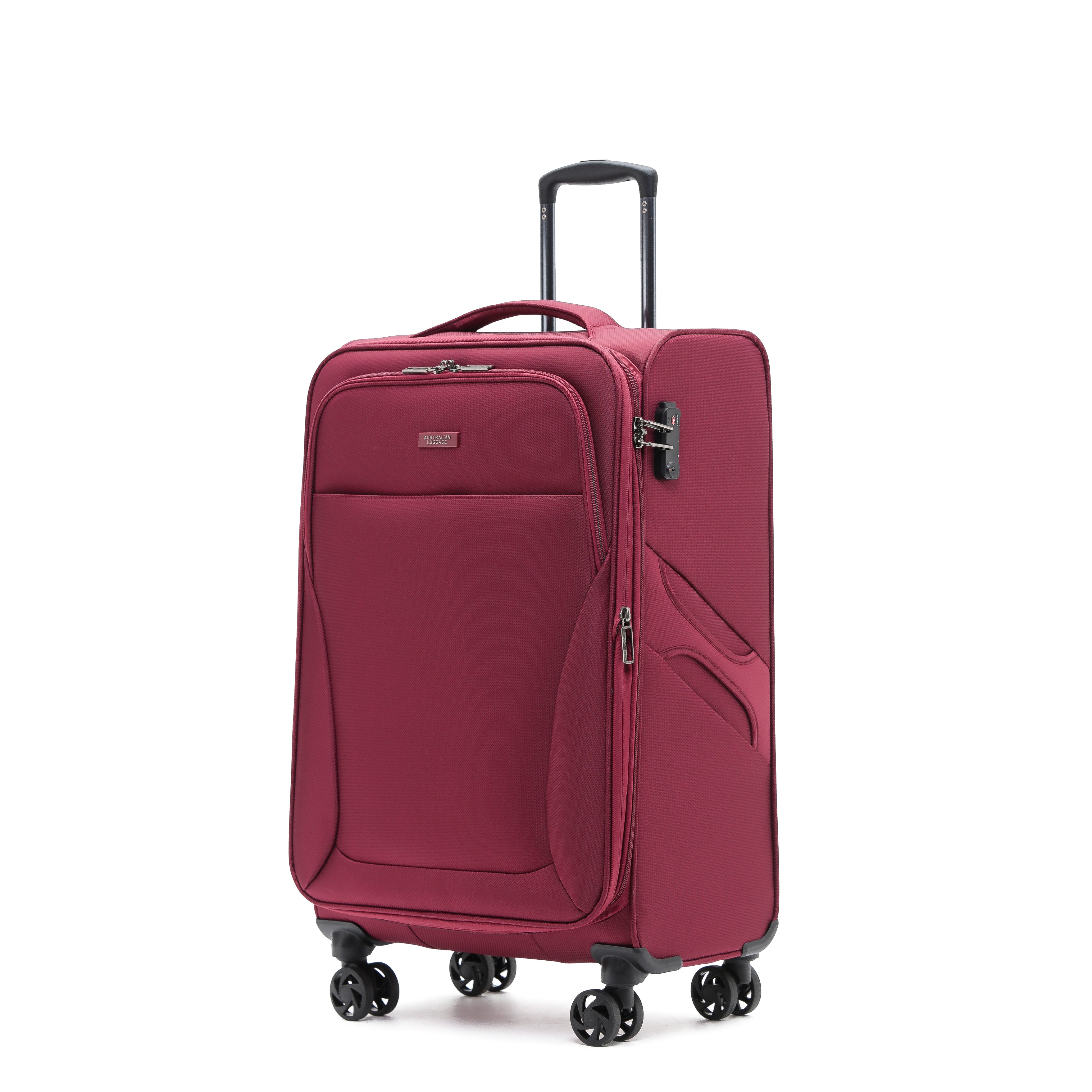 Aus Luggage - WINGS Set of 3 Suitcases - Wine-7