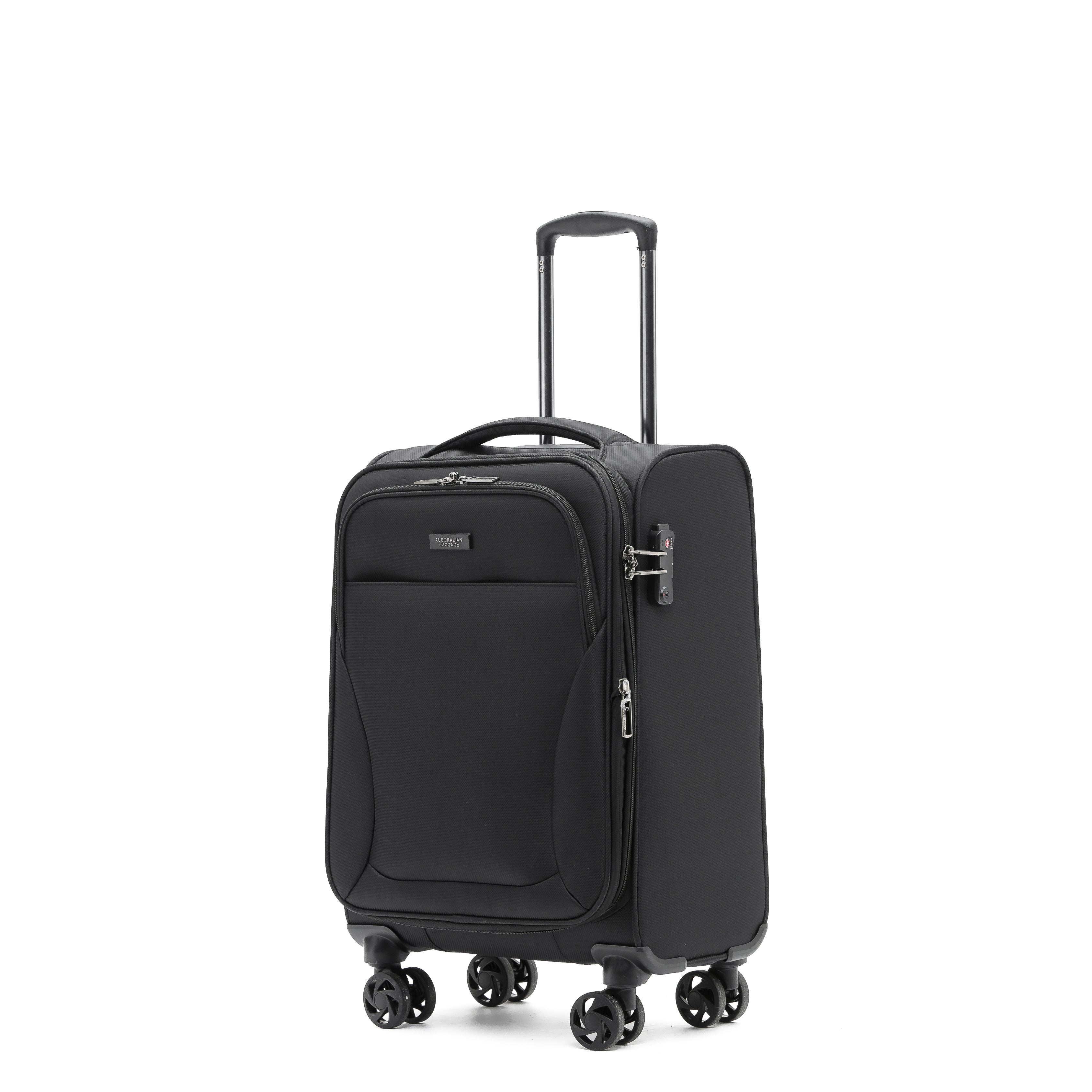 AUS LUGGAGE - WINGS Trolley Case 20in Small - BLACK - 0