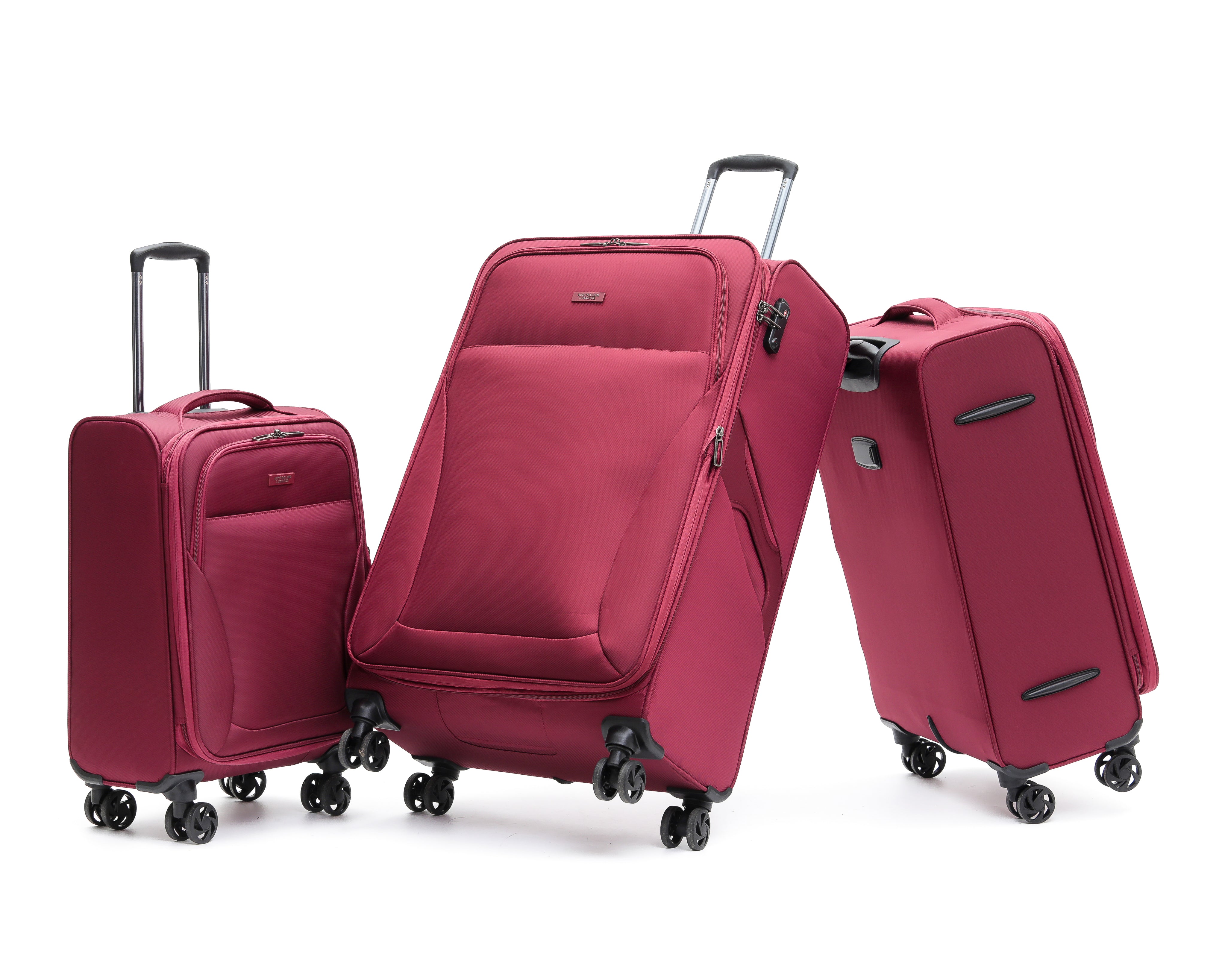 Aus Luggage - WINGS Set of 3 Suitcases - Wine-3