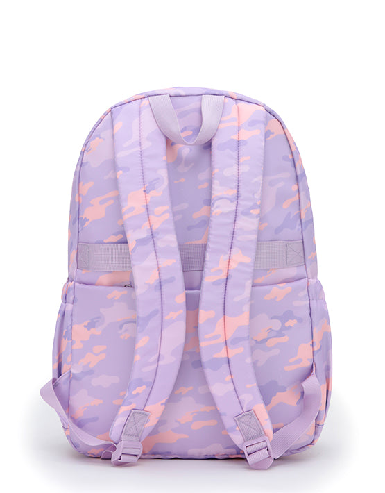 Tosca - TCA948 Camo Kids backpack - Purple - 0