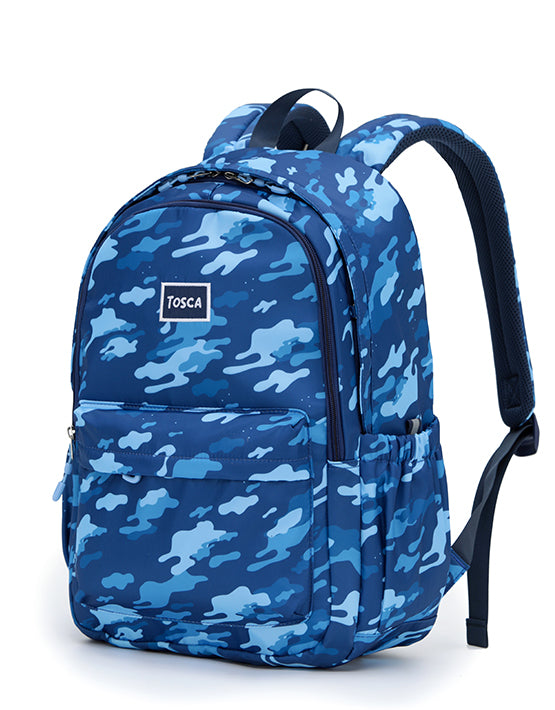 Tosca - TCA948 Camo Kids backpack - Navy