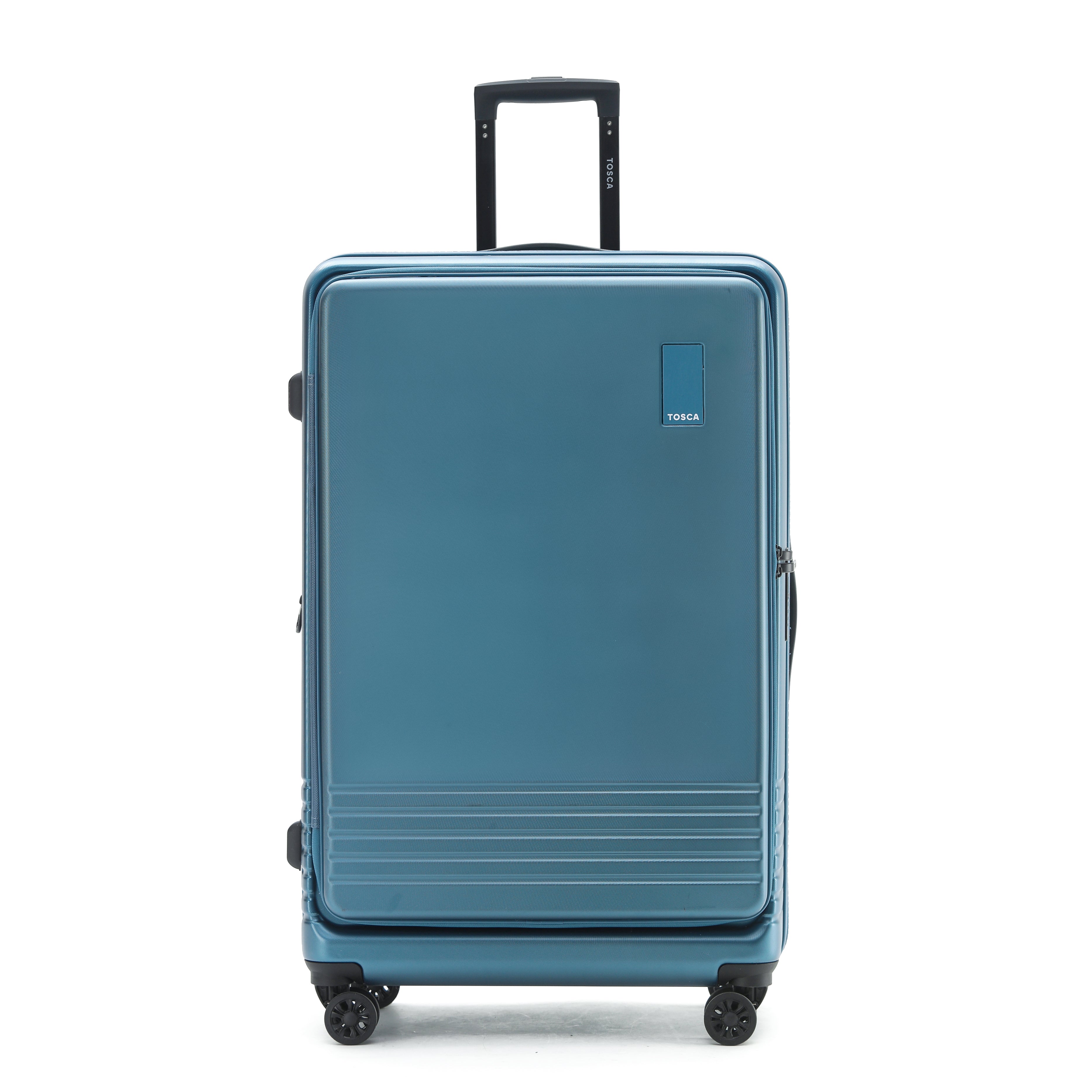 Tosca - TCA644 Horizon Front lid opening Set of 3 suitcases - Blue-4