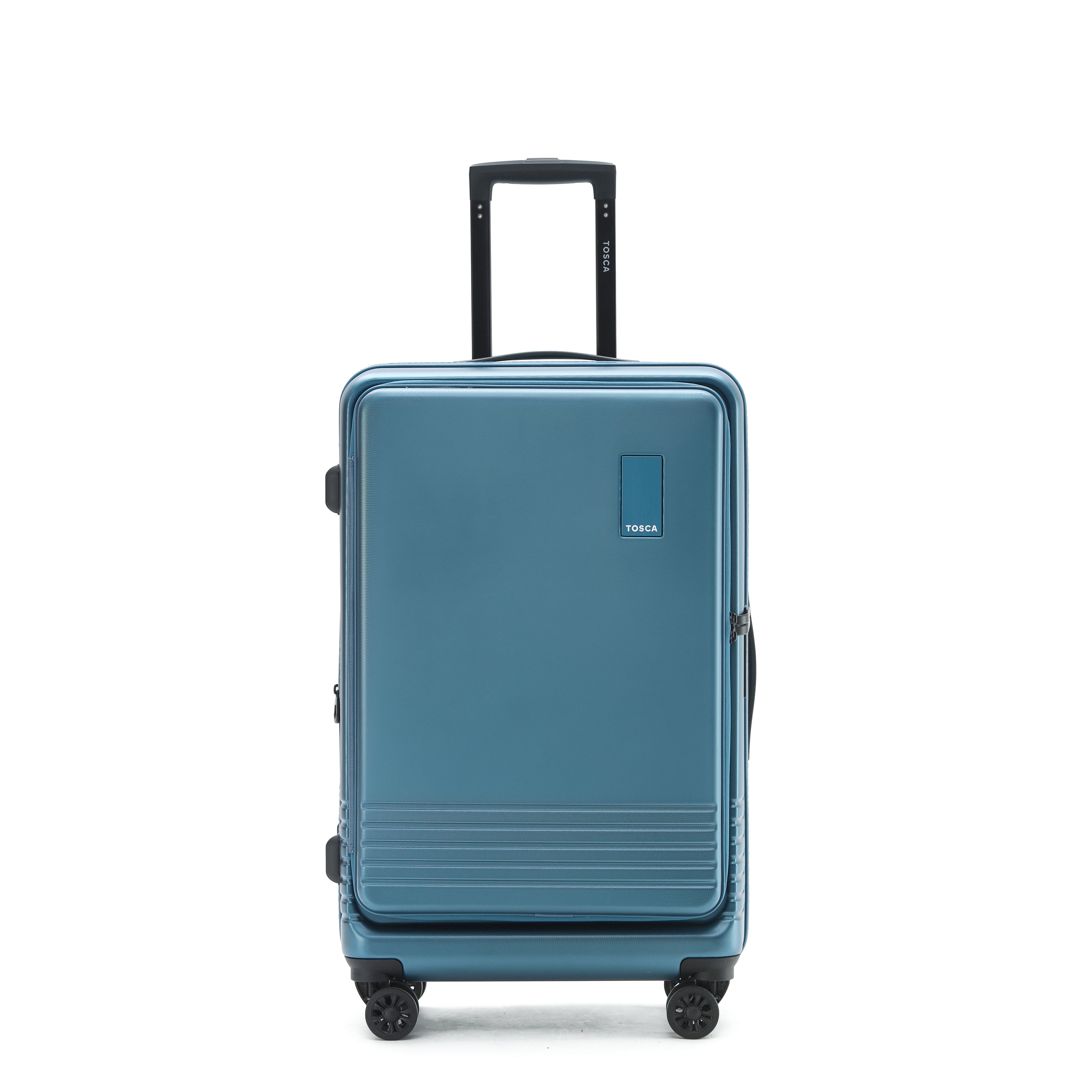 Tosca - TCA644 Horizon Front lid opening Set of 3 suitcases - Blue-5