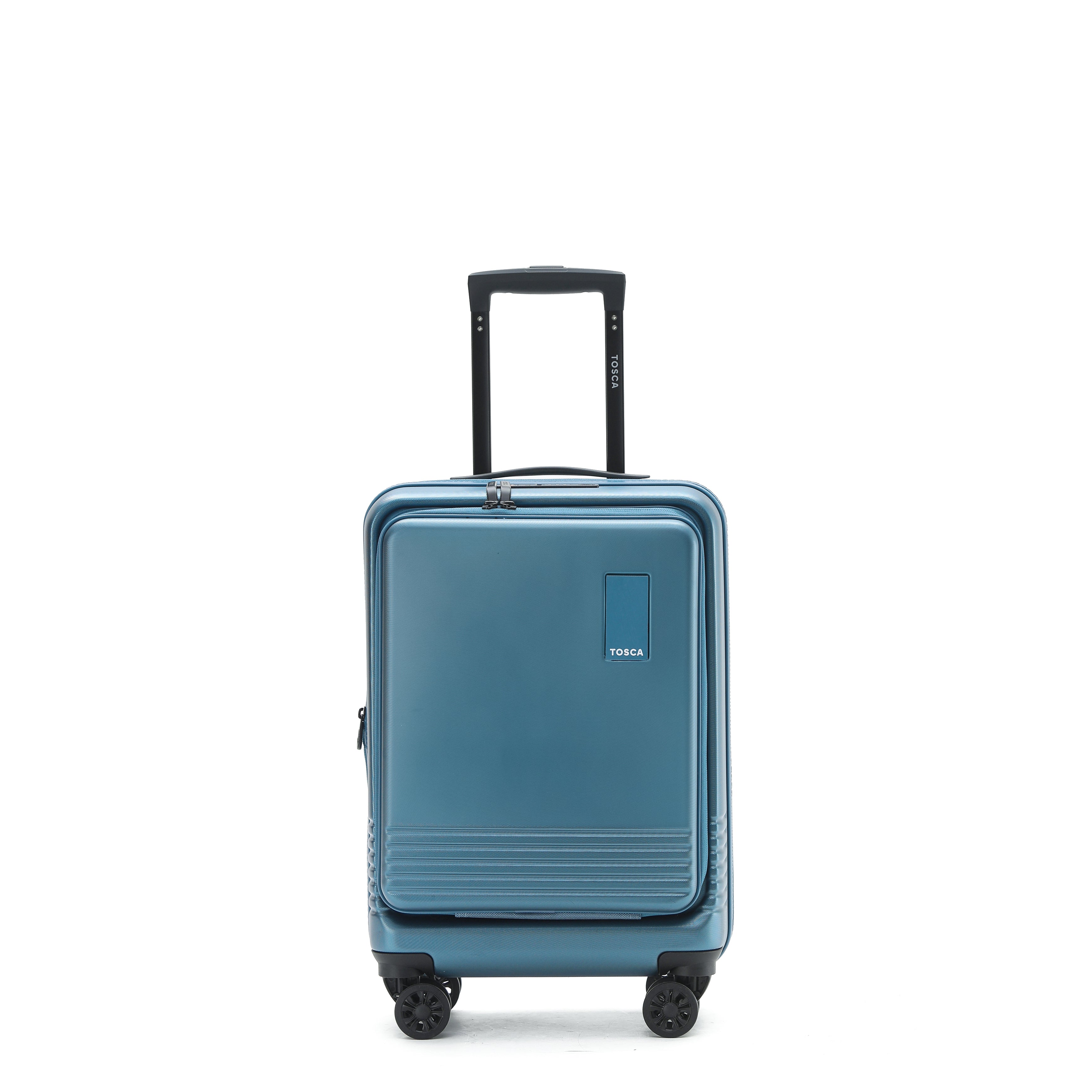 Tosca - TCA644 Horizon Front lid opening Set of 3 suitcases - Blue-6