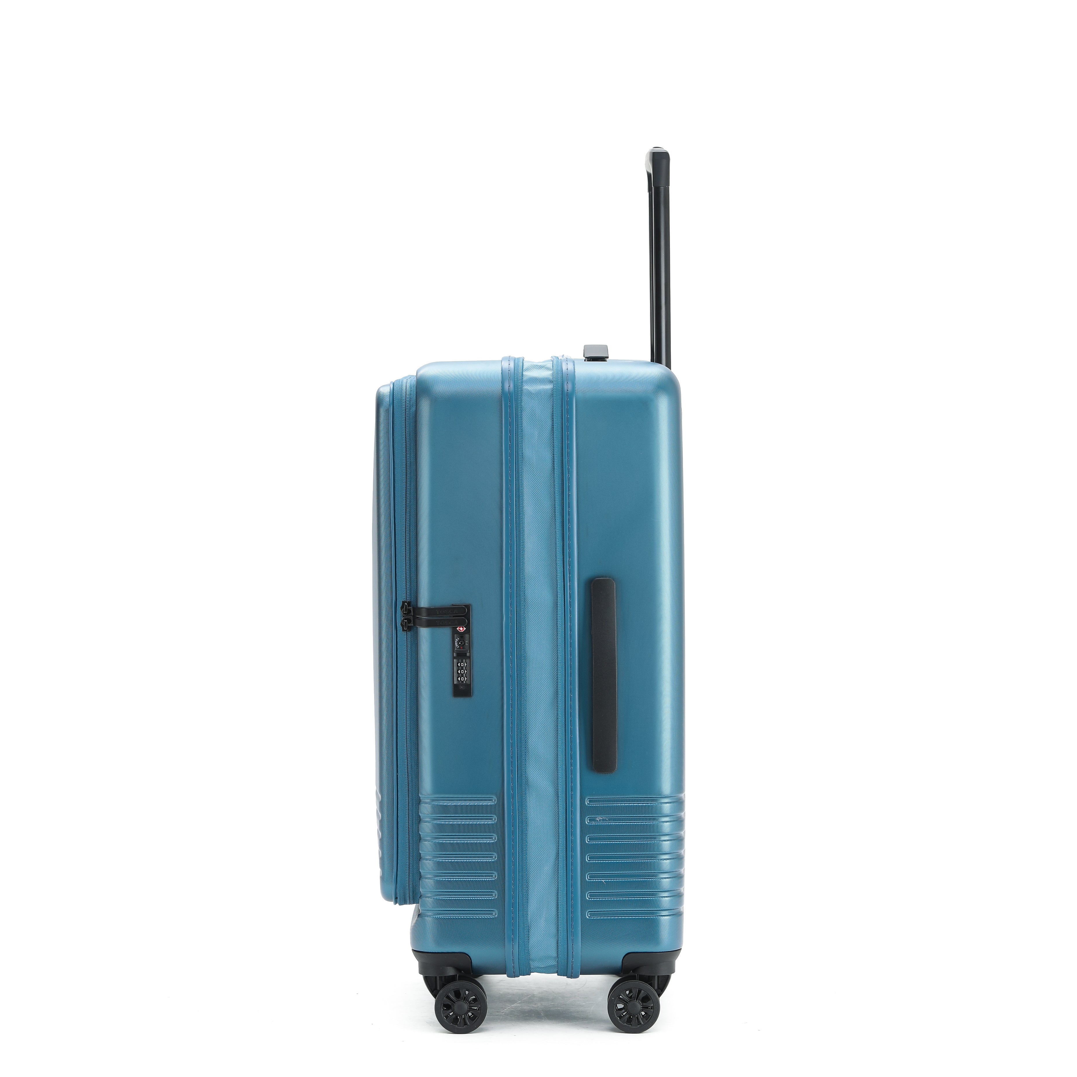 Tosca - TCA644 Horizon Front lid opening Set of 3 suitcases - Blue-14