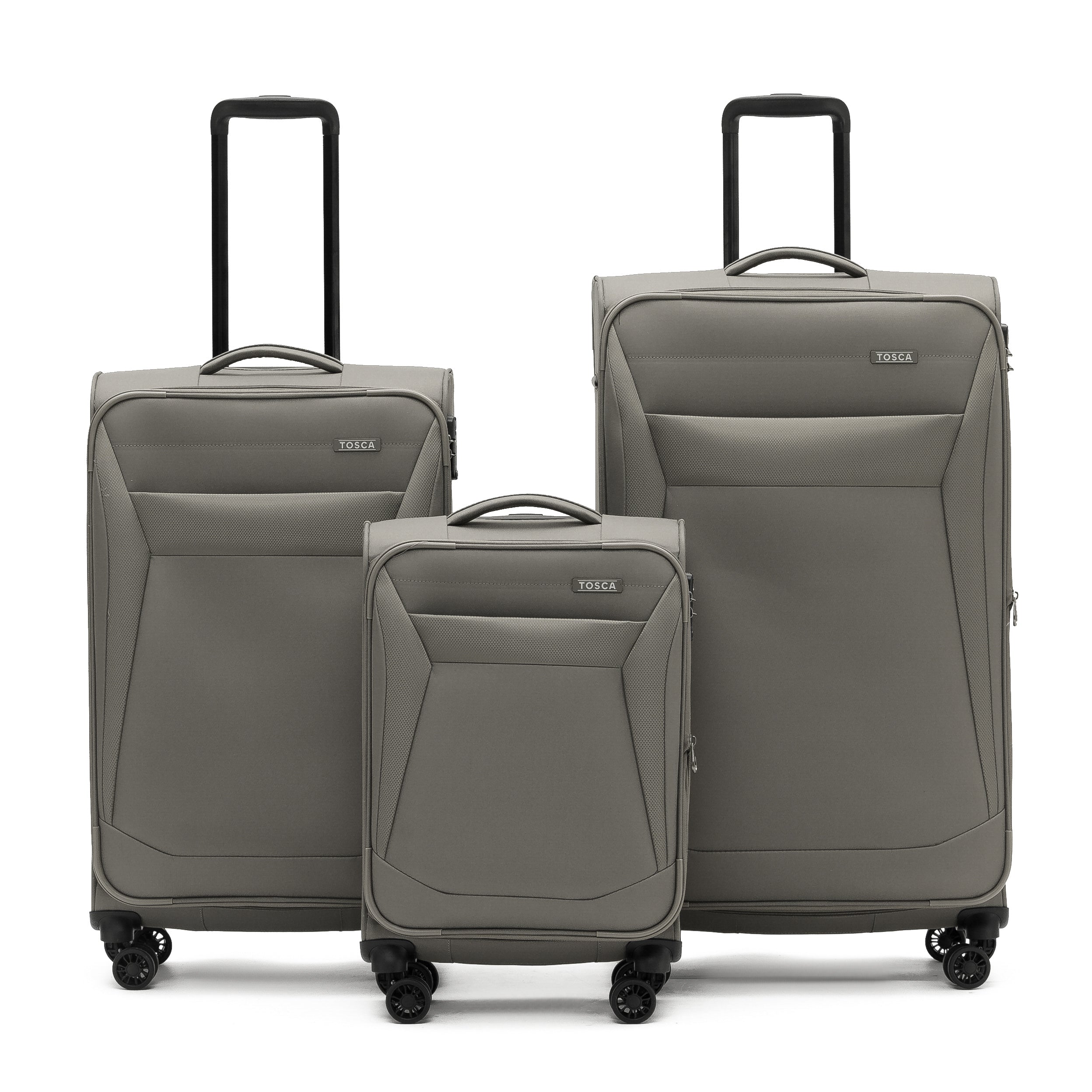 Tosca - Aviator 2.0 set of 3 suitcases (L-M-S) - Khaki