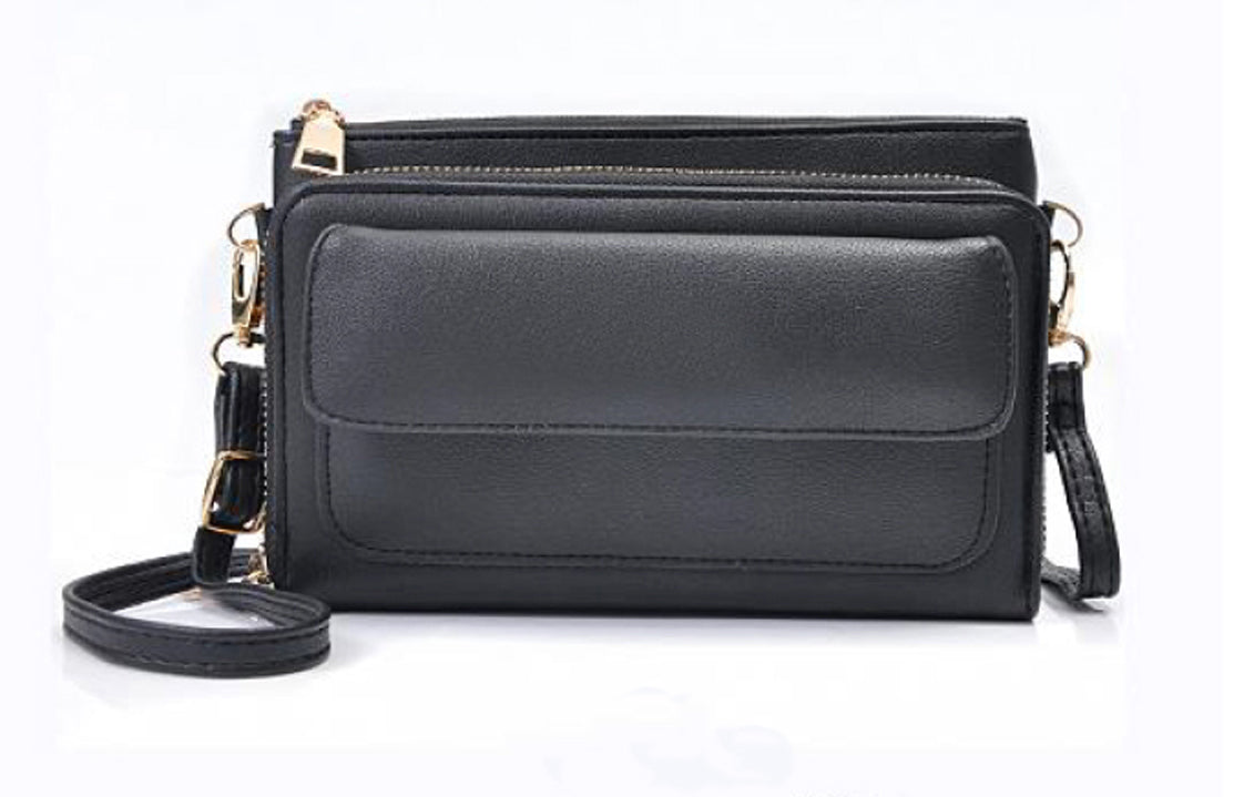 Gianotti - 807-85 Purse and wallet with Strap - Black