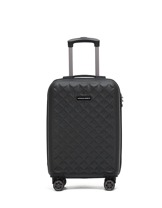 Aus Luggage - ALC440-20A Venice ABS Small Spinner - Black-2
