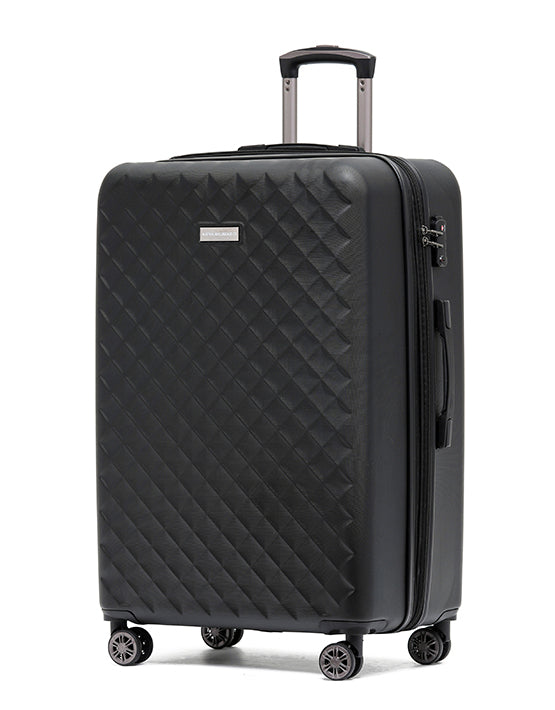 Aus Luggage - ALC440-29A Venice ABS Large Spinner - Black-3