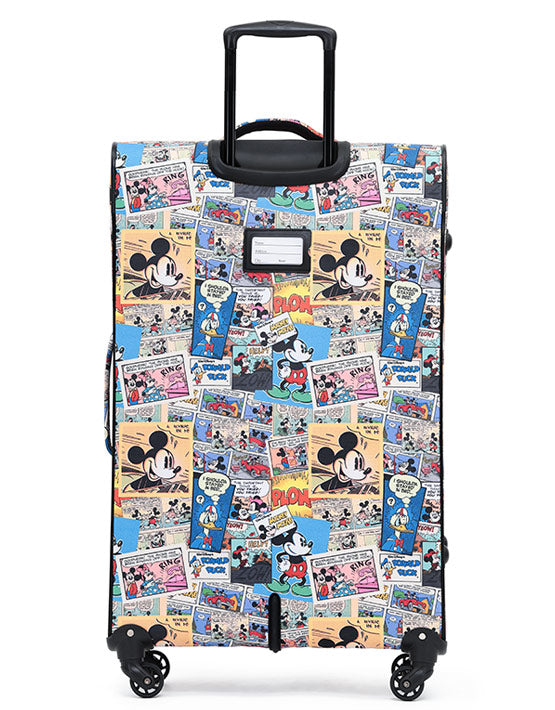 Disney - Comic Dis022 28in Large 4 Wheel Soft Suitcase - 0