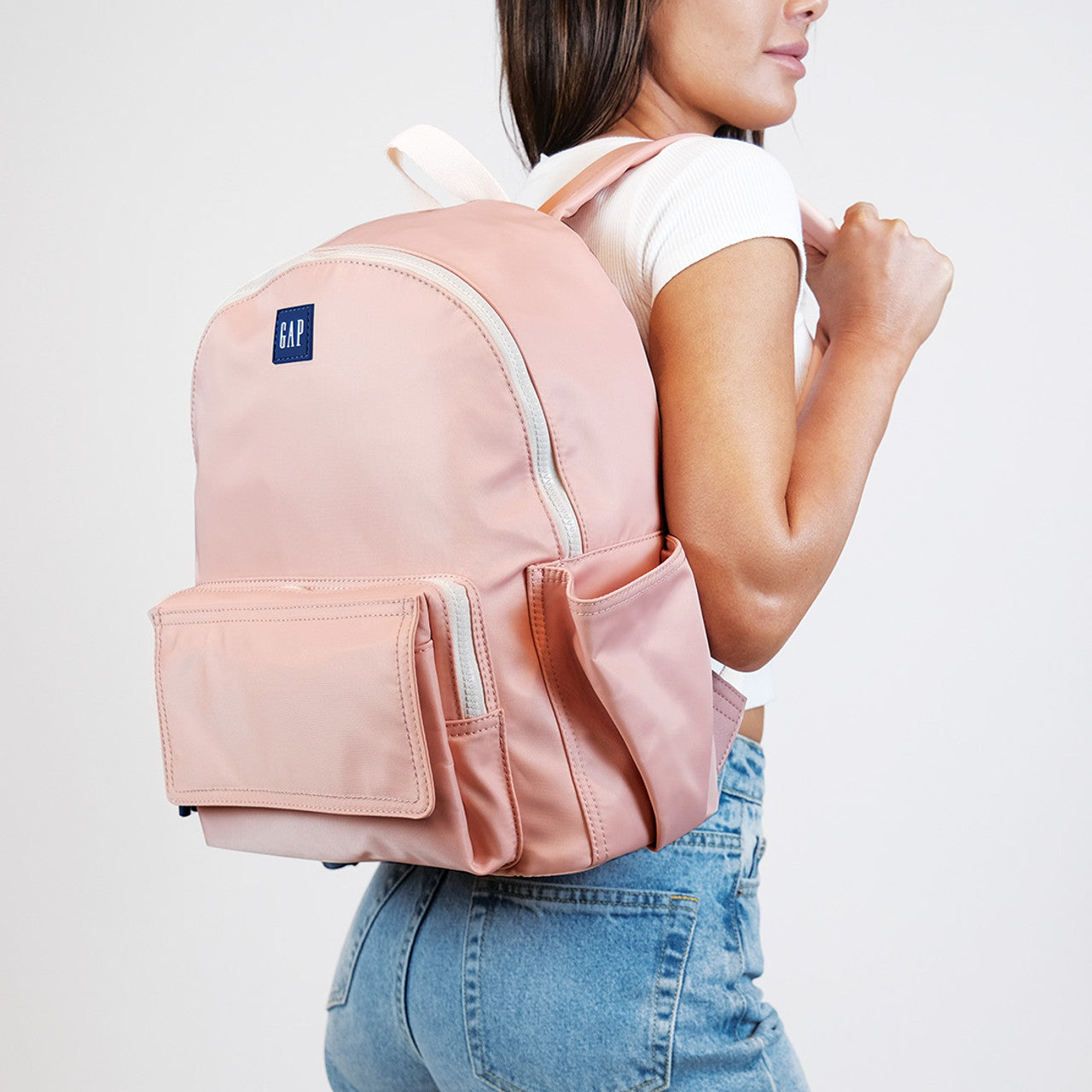 GAP - 11 Nylon Backpack front pocket - Blush - 0