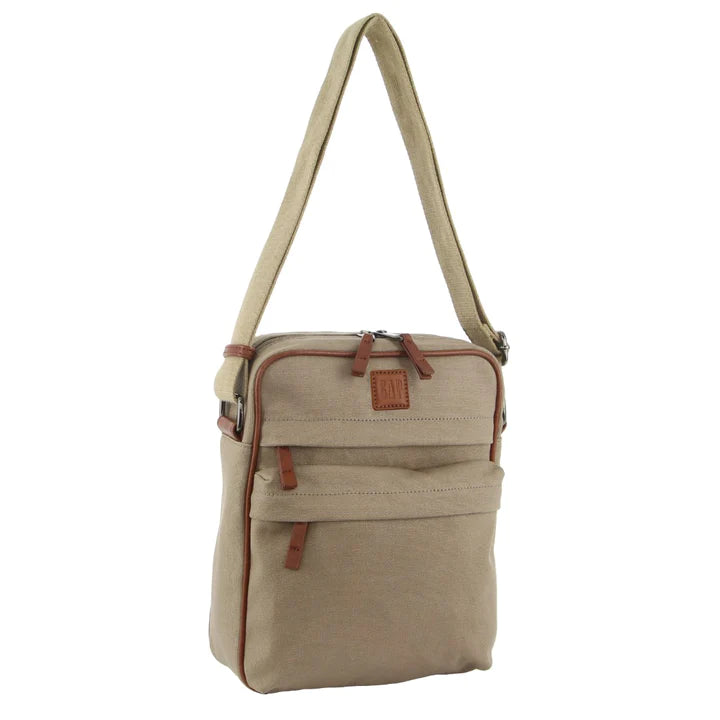 Grey canvas 2025 crossbody bag
