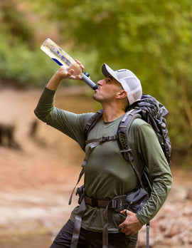 LifeStraw - Peak Series SOLO personal Straw - Mountain Blue - 0