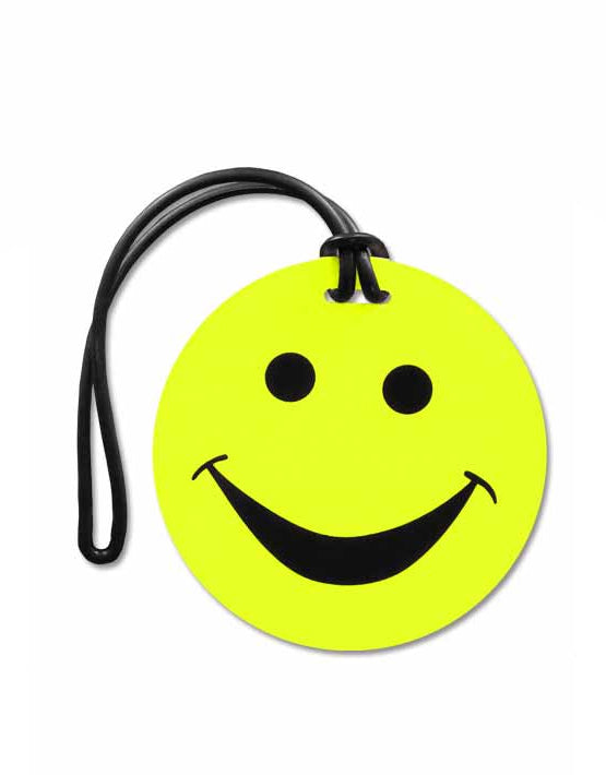 Tosca - TCA008-D Smiley Luggage Tag - Yellow-1