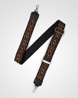 Joanie 3 Compartment Crossbody Bucket Bag + Aztec Bag Strap - 0
