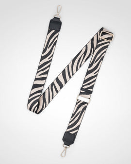 Joanie 3 Compartment Crossbody Bucket Bag + Zebra Bag Strap - 0