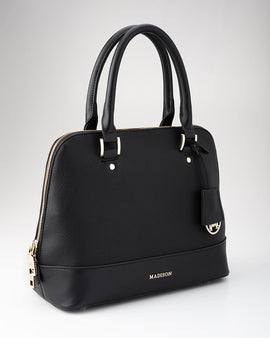 Grace Medium Dome Satchel Bag + Graphic Strap - 0
