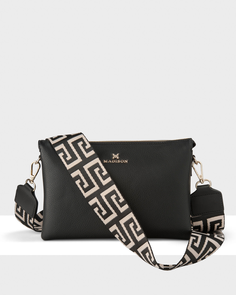 Avery 3 Compartment Crossbody Bag + Graphic Bag Strap