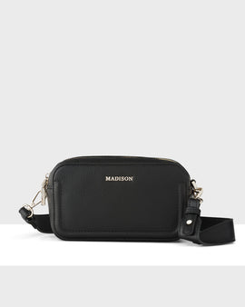 Maddie Double Zip Camera Crossbody Bag + Aztec Bag Strap - 0
