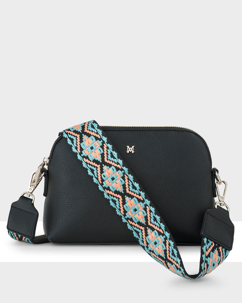 Sophie Curve Top Crossbody Bag + Aztec Bag Strap