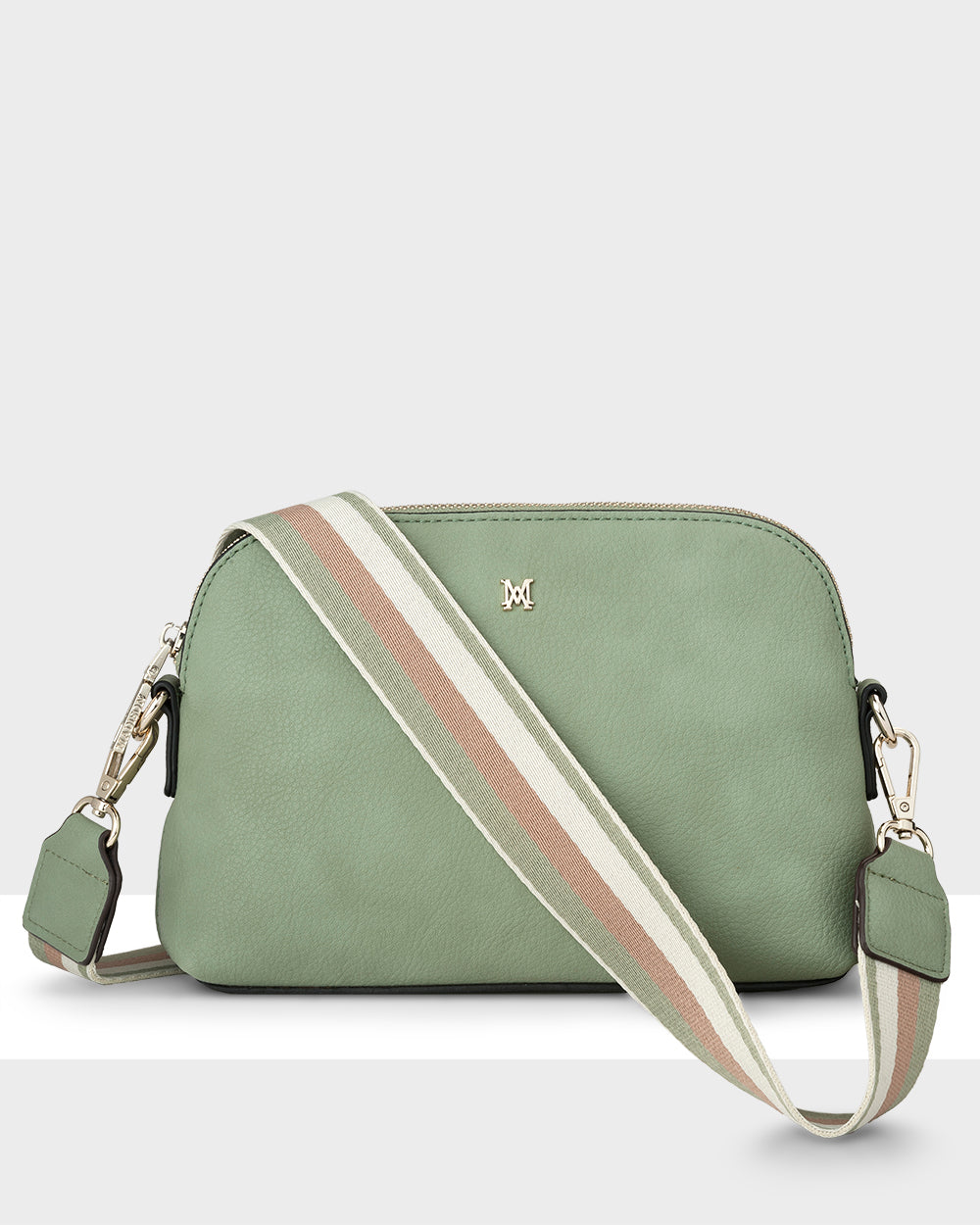 Sophie Curve Top Crossbody Bag + Stripe Bag Strap