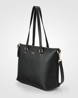 Vivian Medium Zip Top Tote With Crossbody Strap - 0
