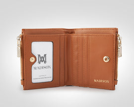 Arabella Small Double Zip Pocket Wallet - 0