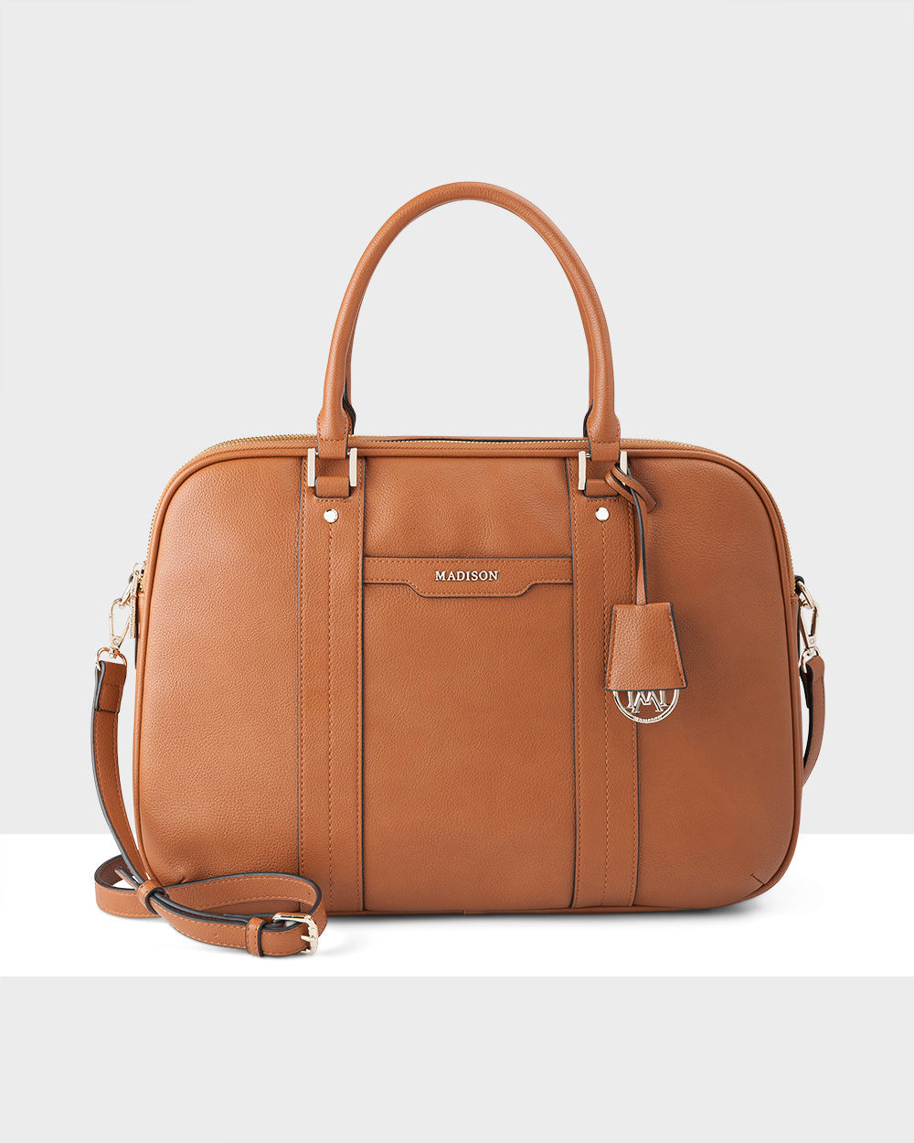 Double zip laptop bag shop