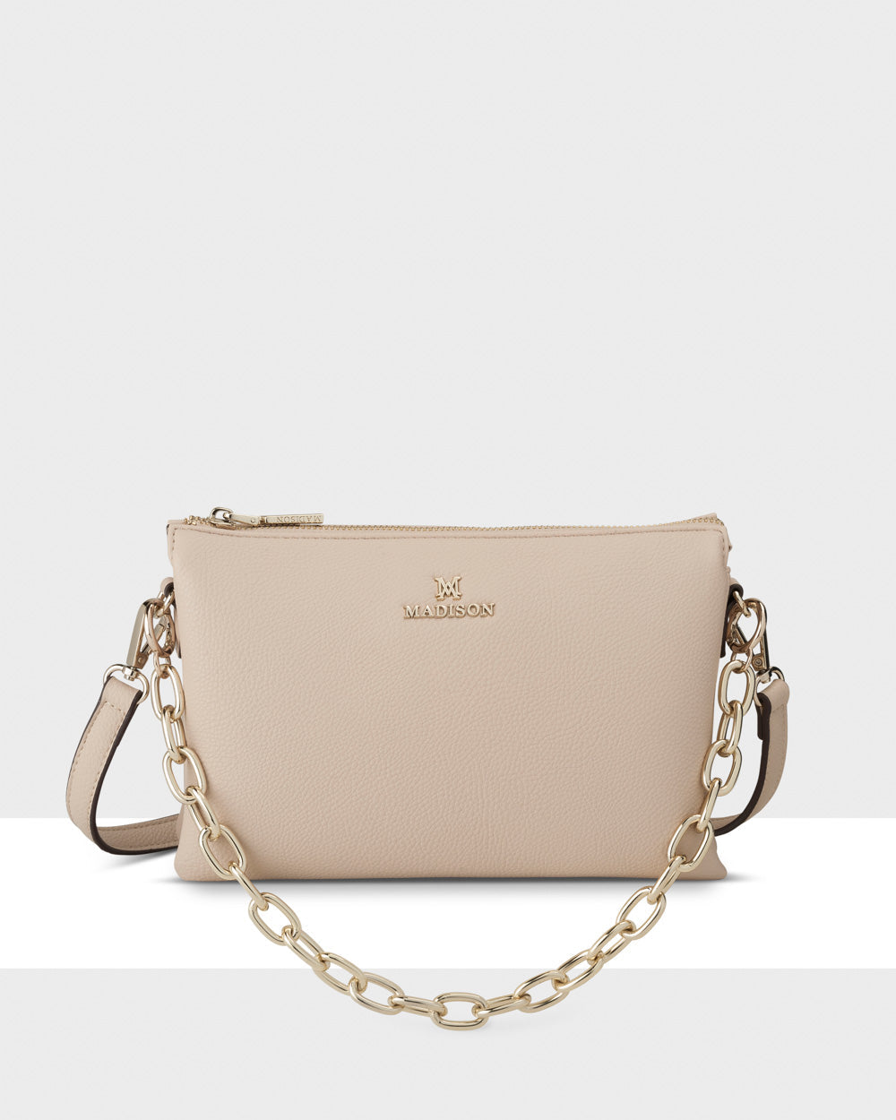 Avery 3 Compartment Crossbody Bag O Chain Strap