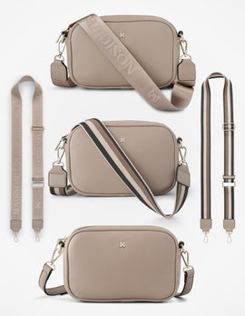 Monica Crossbody Bag & 3 Straps - One Bag 3 Ways