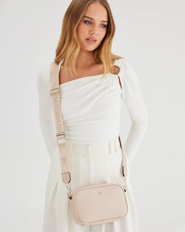 Monica Camera Crossbody Bag + Monogram Bag Strap - 0