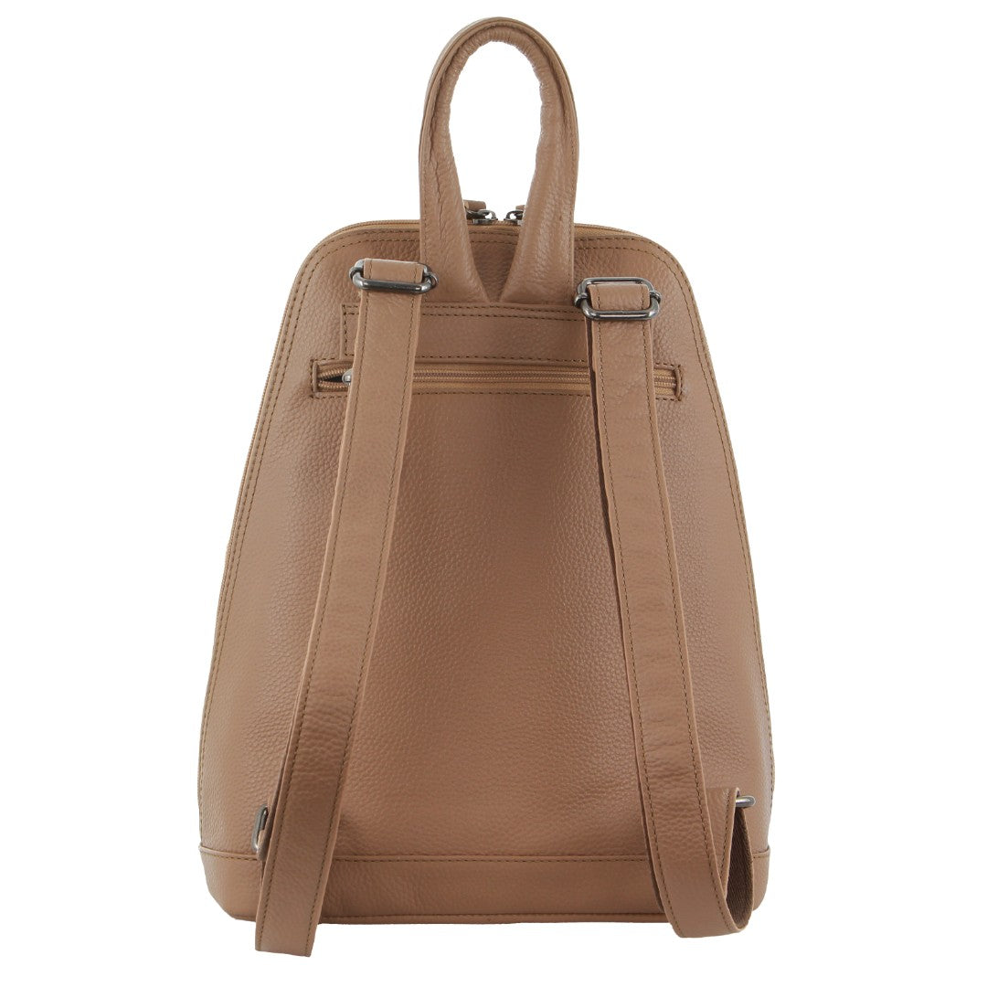 Milleni - NL10767 Ladies Leather Backpack - Burro-3