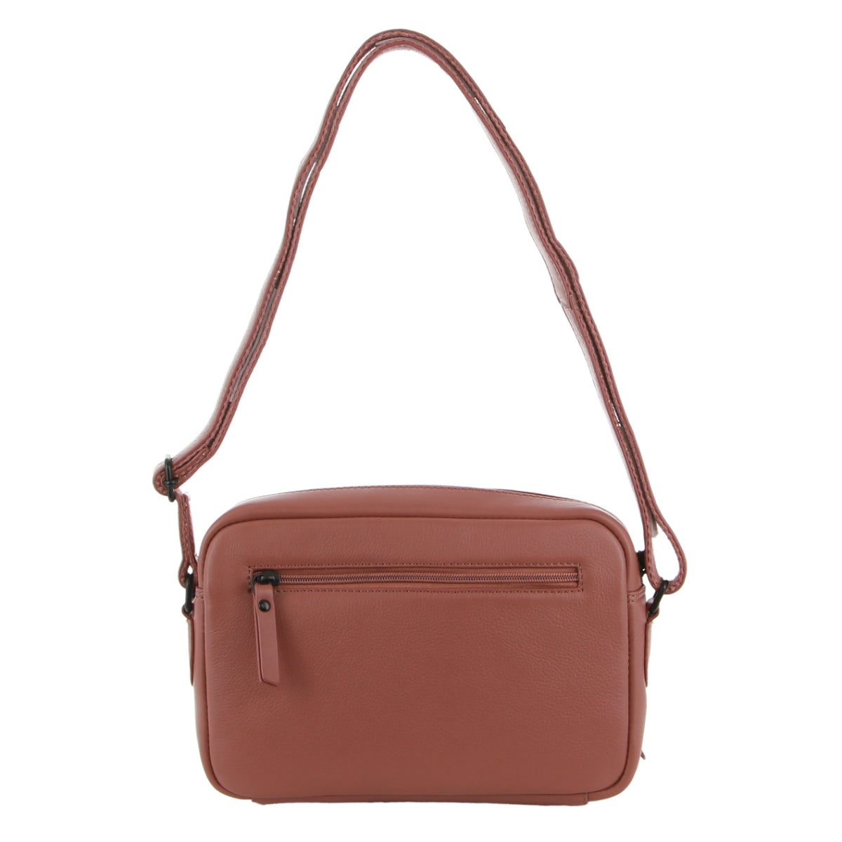 Milleni - NL3871 Small leather sidebag - Rose