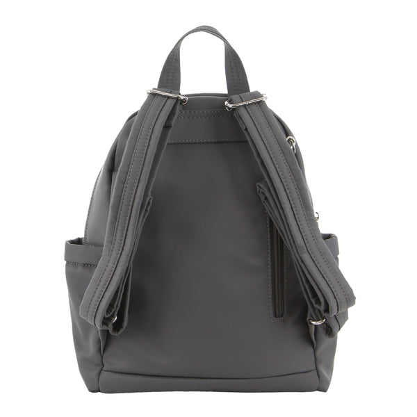 Pierre Cardin - 2418 Anti-Theft Nylon Backpack - Grey-3