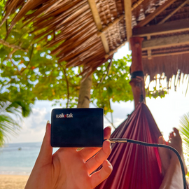 Walk n Talk - PWU-B10K Ultra 10000mAh Powerbank - Black - 0