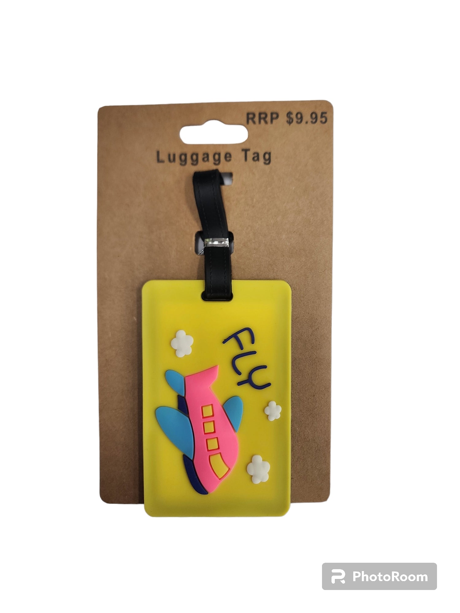 Comfort Travel -FLY Bag Tag - Yellow-1