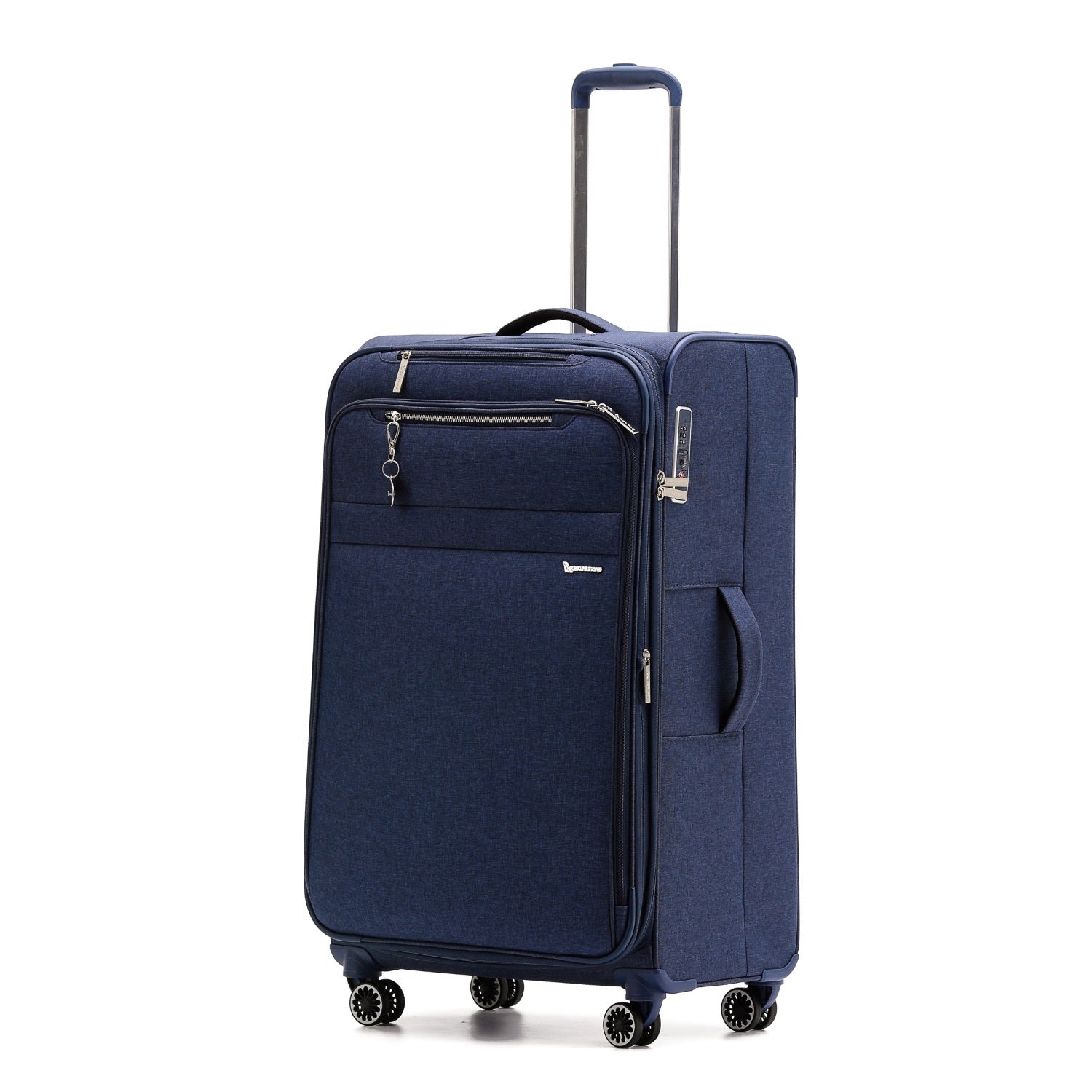 Qantas - QF400 81cm Large Adelaide Soft sided spinner - Navy-5