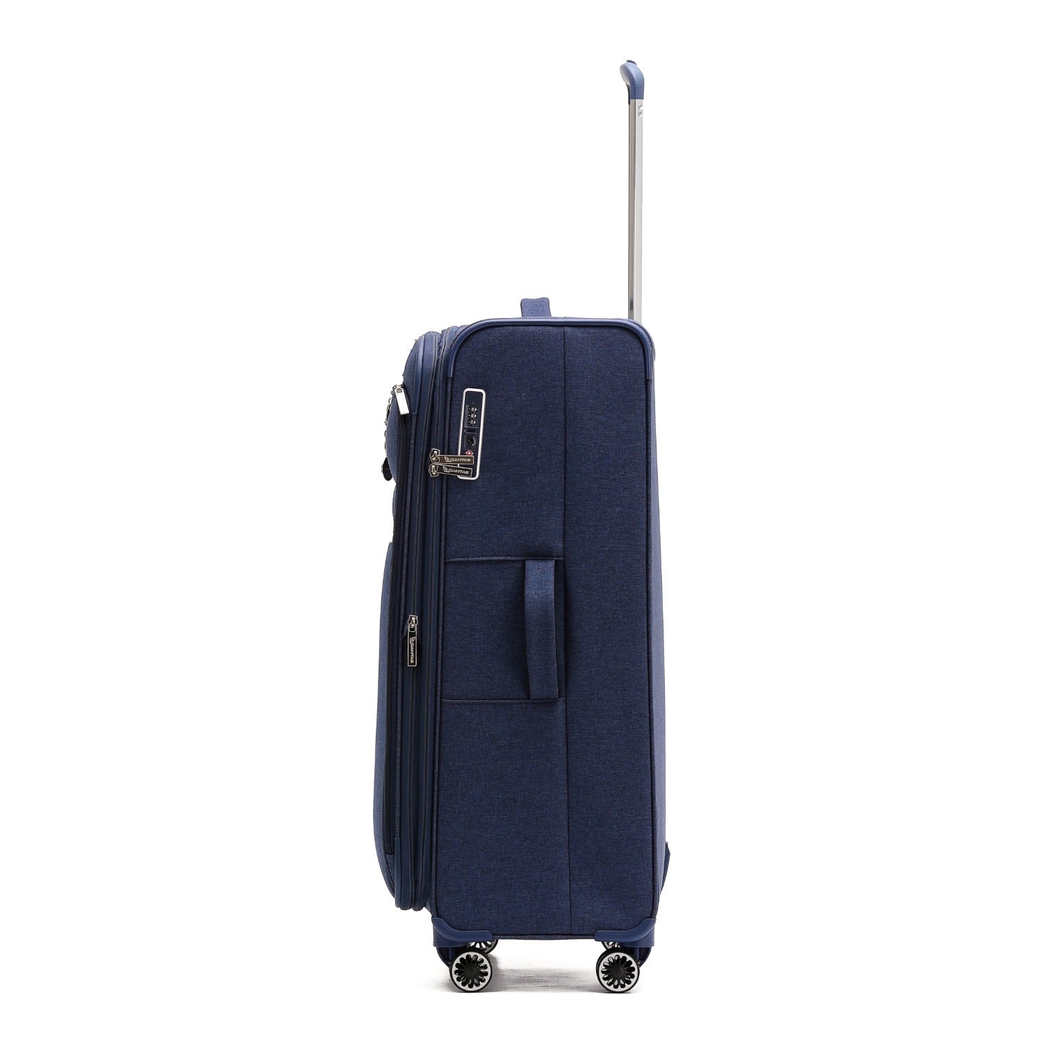 Qantas - QF400 81cm Large Adelaide Soft sided spinner - Navy - 0
