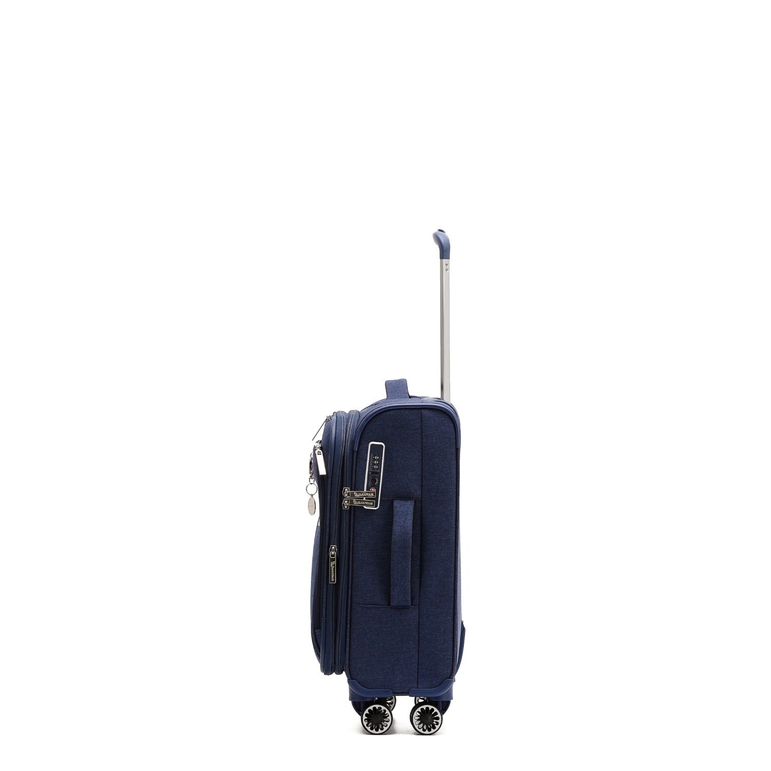Qantas - QF400 55cm Small Adelaide Soft sided spinner - Navy - 0