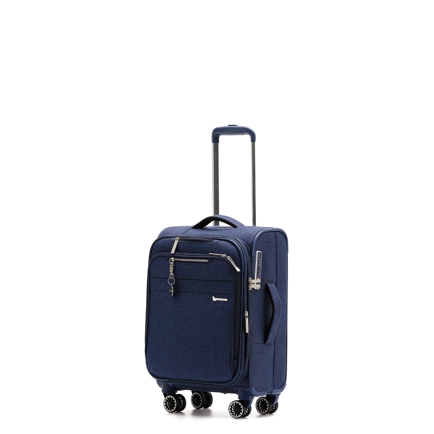 Qantas - QF400 55cm Small Adelaide Soft sided spinner - Navy-5